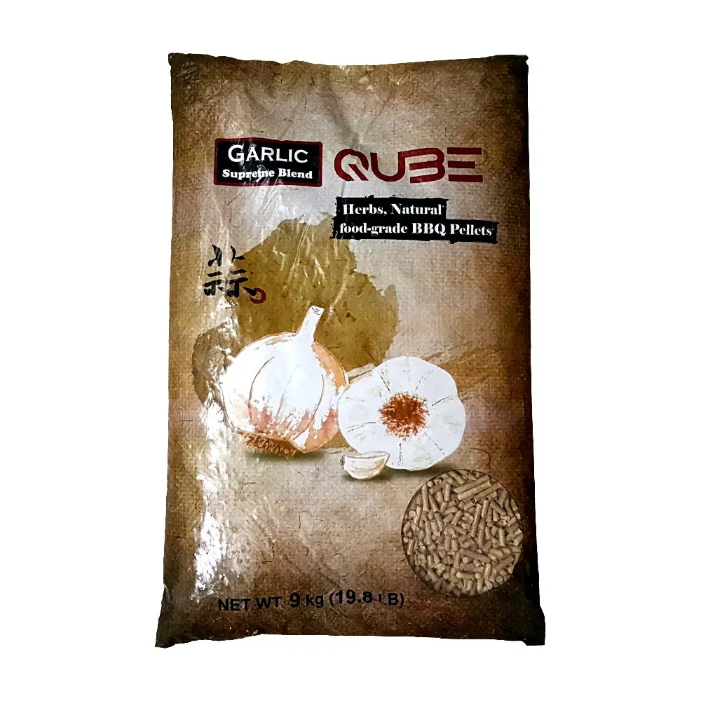 Factory Hot Sales 100% Natural High Quality Garlic Barbecue Wood Pellet Bagged Wood Pellet