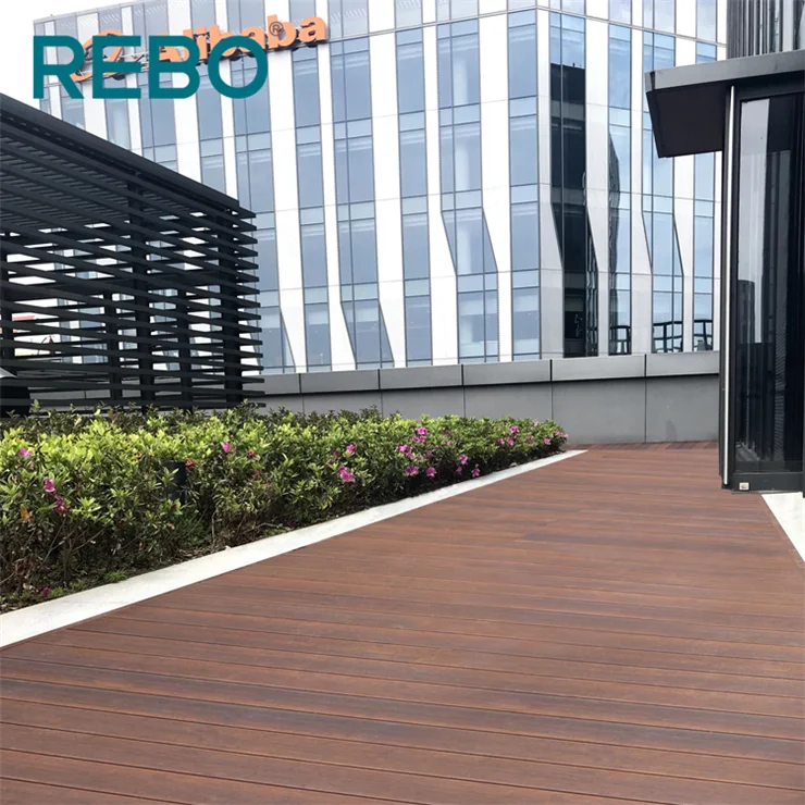Fireproof Eco Forest Outdoor Bamboo Timber Decking Flooring Board