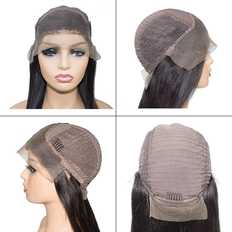 
Morein Guangzhou Human Hair Vendor Natural Black 13*6inch Lace Front Wig with Baby Hair 