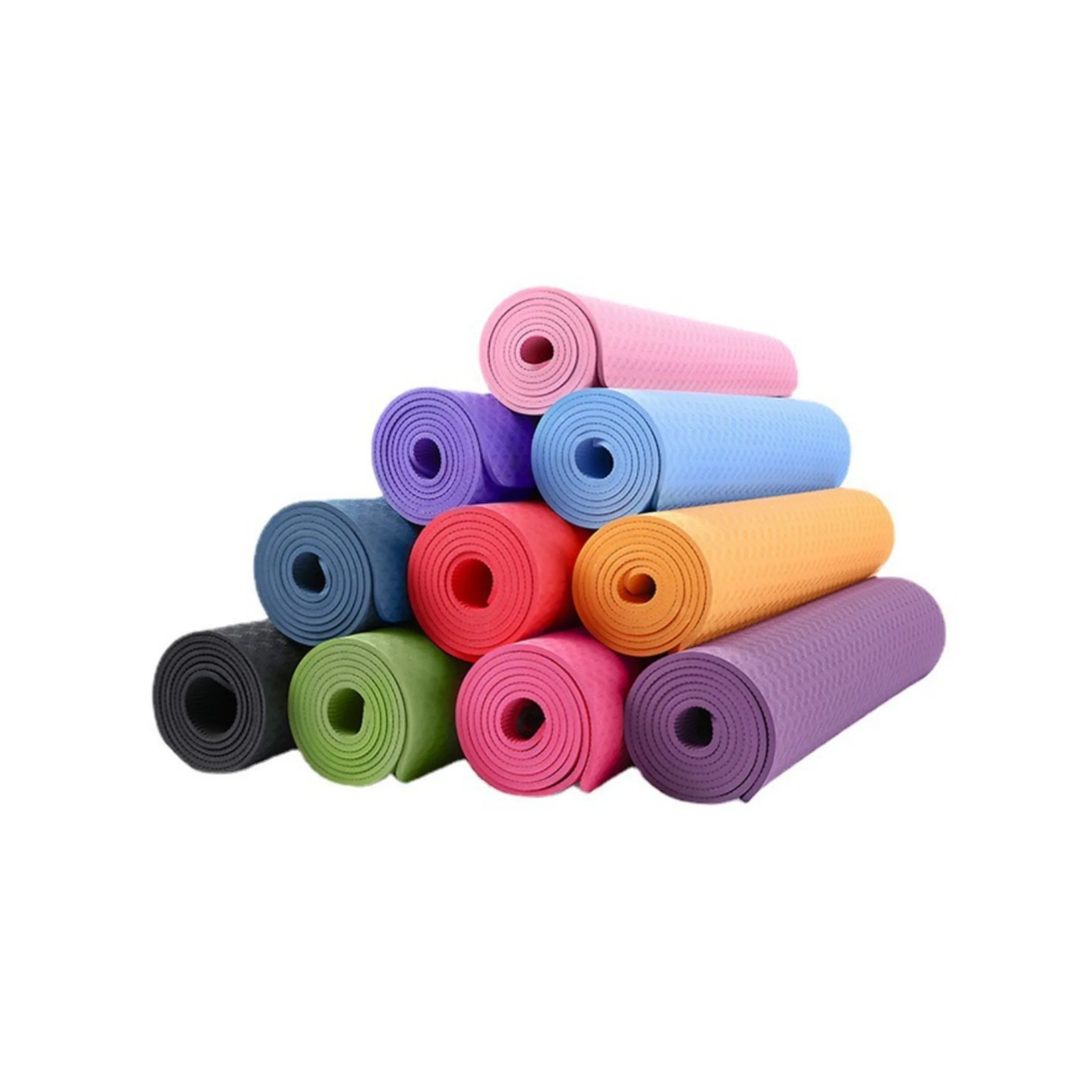 Hot Sell Nonslip Gym Yoga Exercise Green Mat Custom Mat Portable Tapetes De Yoga Mate Yogamat