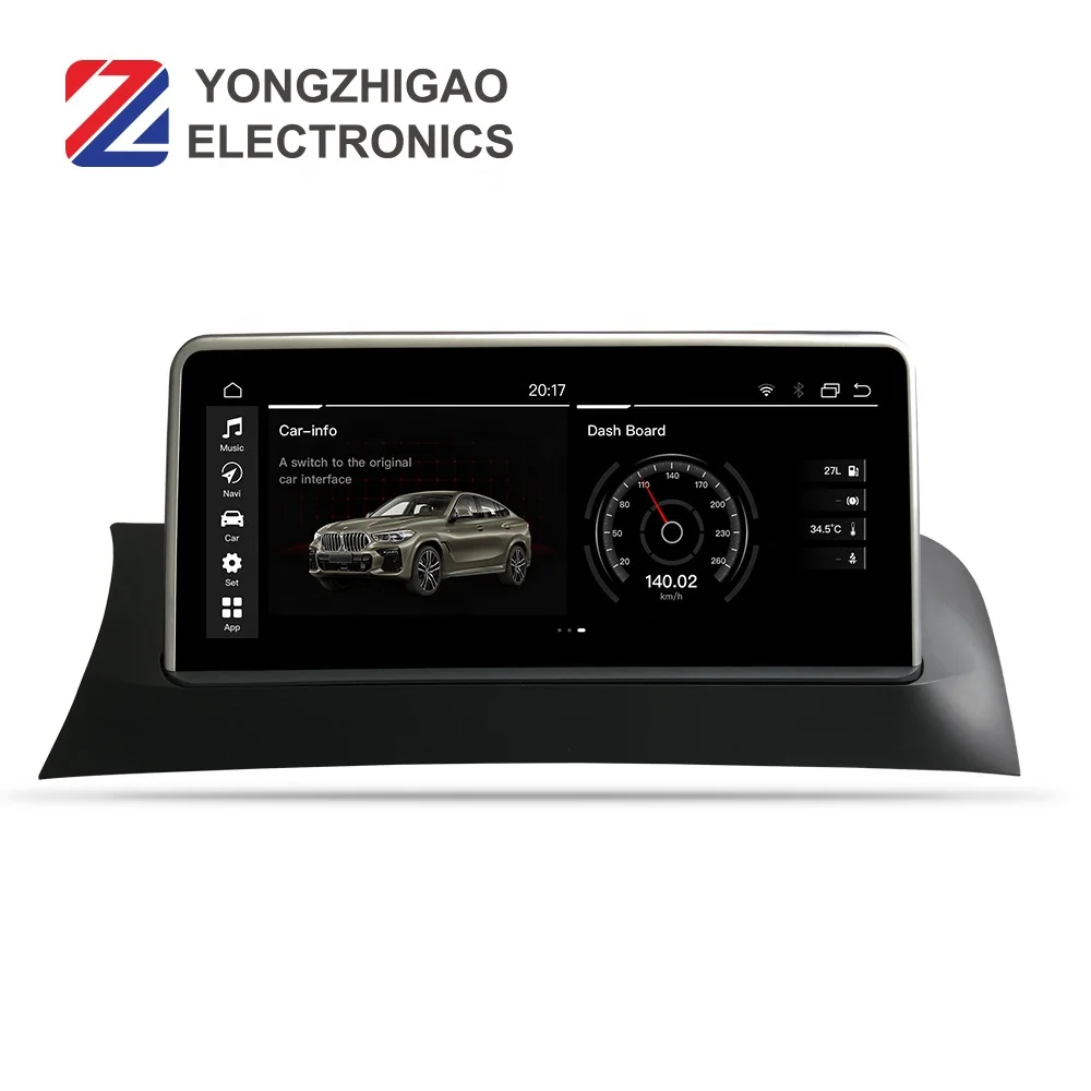 YZG 10.25 Inch 8 Core Android 10 Carplay Touch Screen Car Dvd Player Multimedia Radio Navigation Android for BMW X3 F25 X4 F26