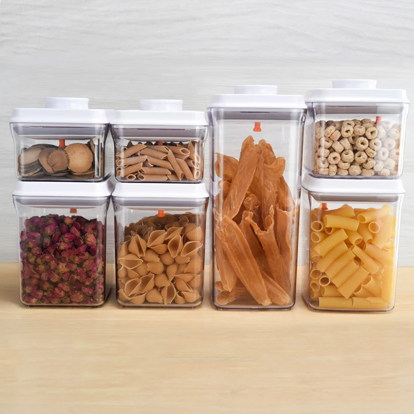 Popular Storage Cans Milk Powder Keeping Containerized Dry Food Keeping Display Kitchen Pasta Coffee Bean Flour