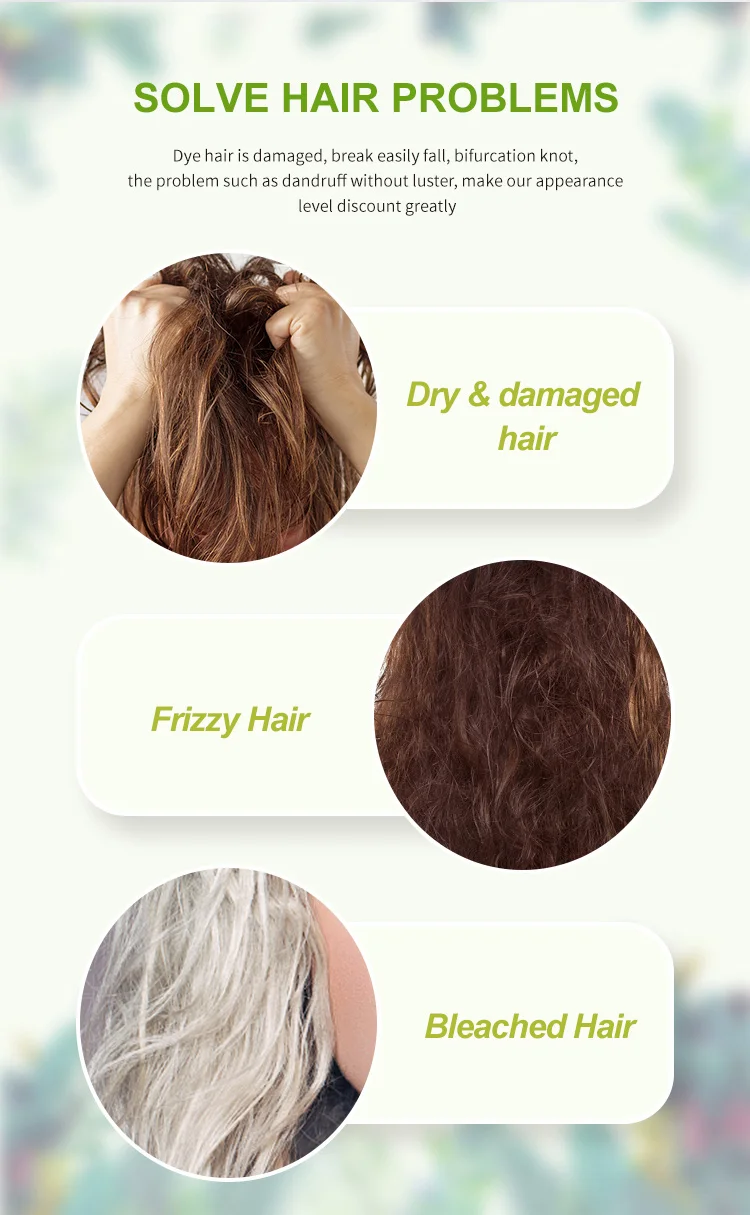Wholesale Customized Silky Repair Perfect Hair Mask Rich Collagen Plant Oils Moisturizing Hair Mask For All Hair Types