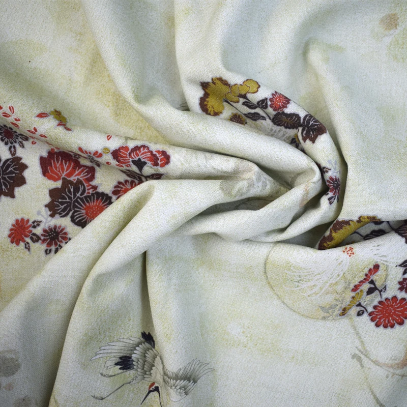 
Hot Sale Polyester And Viscose Print With Bedding Fabric 