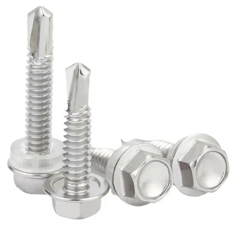 Stainless Steel External Hex Dovetail Drill Screws Self-Tapping for Steel Tile Essential Screws in the Screws Category