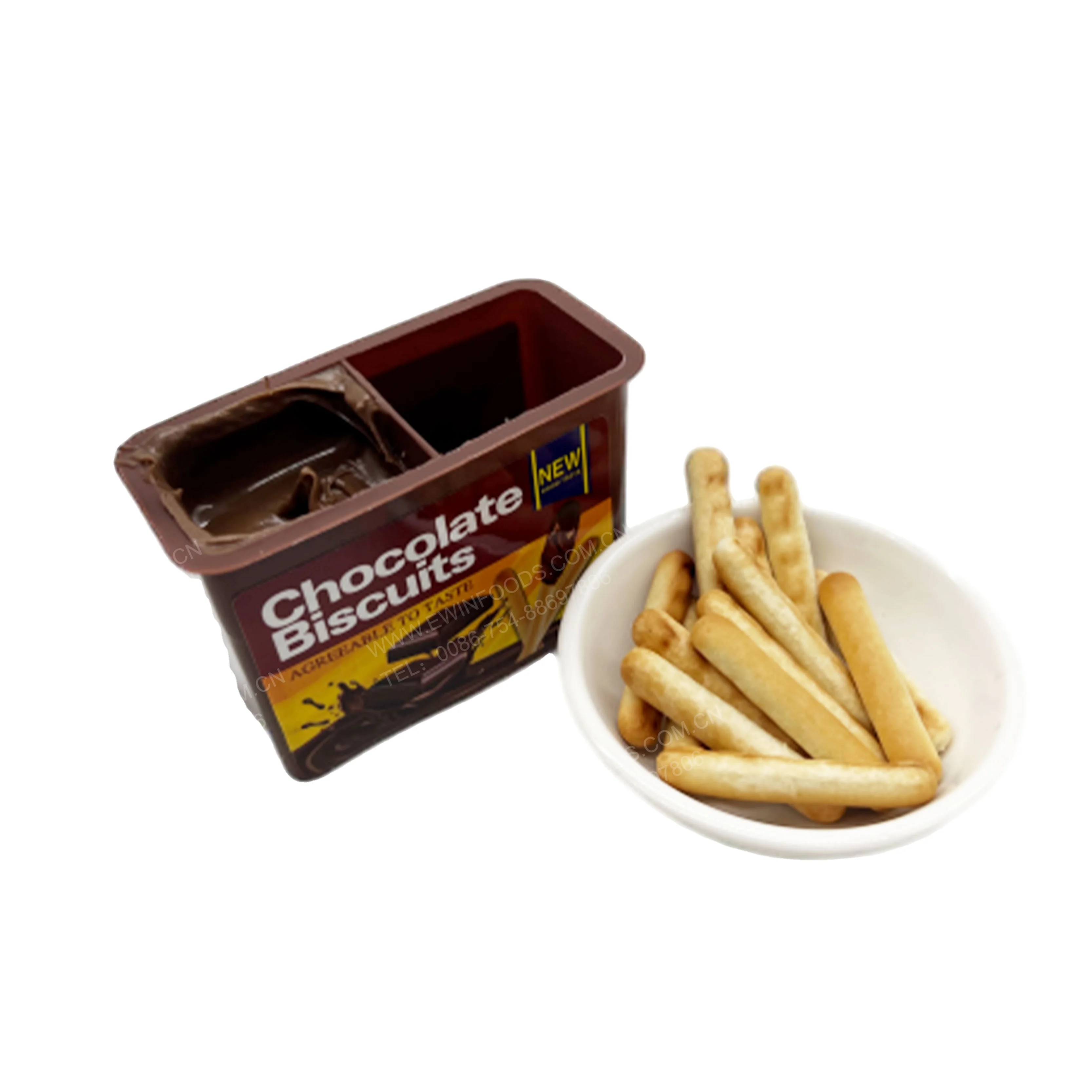 OEM Candy manufacturers chocolate and sweets custom private label chocolate cup stick bar with chocolate jam for kids