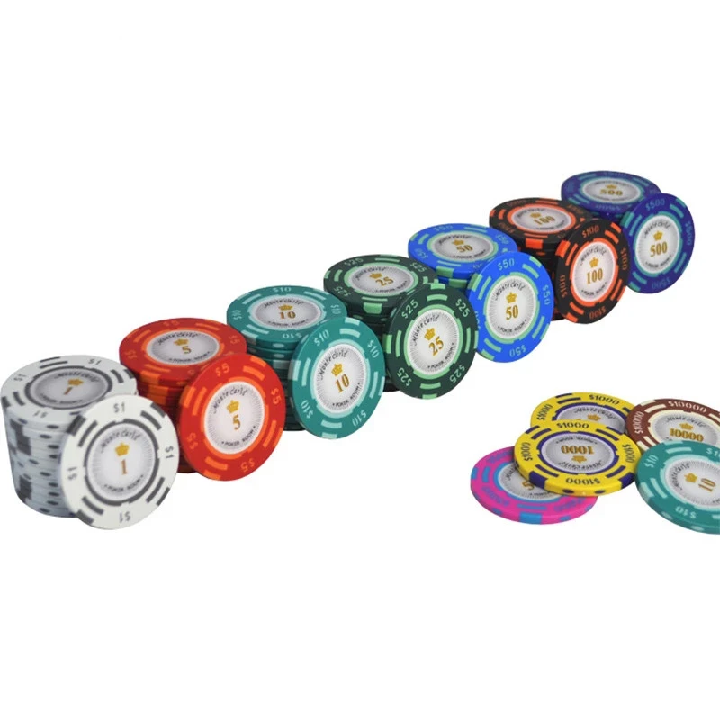 Hot Selling 600pcs Texas Hold Em Poker Chip Set Wholesale Casino Poker Chips Set Oem Poker Chips Set