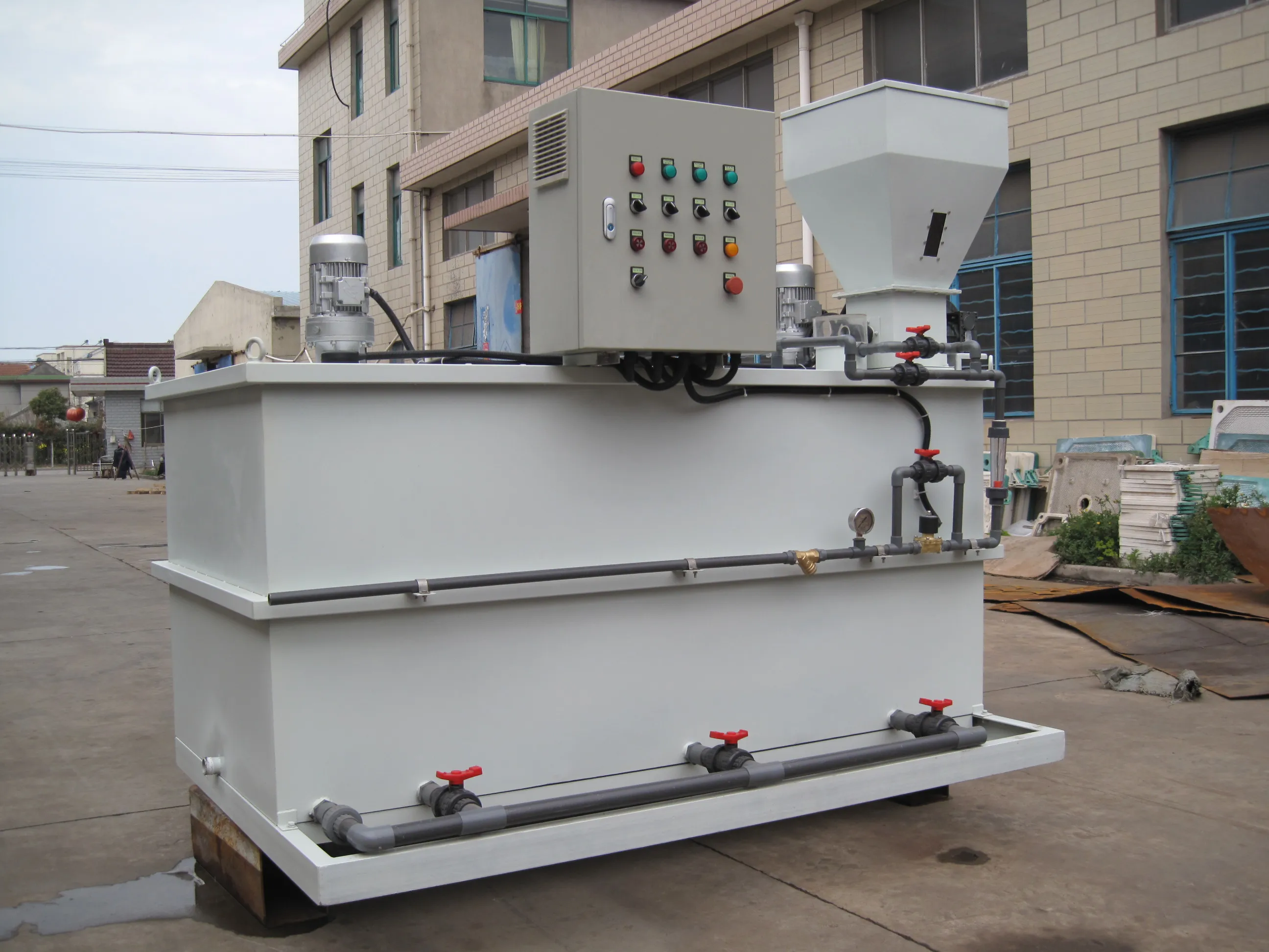 China Dazhang Stainless Steel Flocculant Process Polymer Dosing System for Filter Press