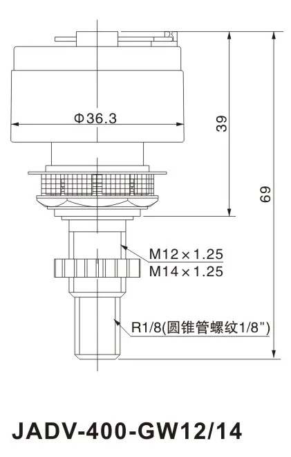 G1/2 High Safety OEM Automatic drain valve for Air Compressor, suitable for various brands