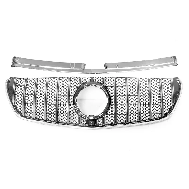 Auto Spare Parts Black Style Car Net Mesh Cover Front Grille For Benz W447 GT Car grille mesh