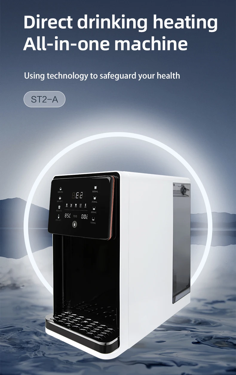 Countertop Reverse Osmosis Water Filter System 5 Stage Purification Portable Compact Ro Water Purifier For Home Drinking