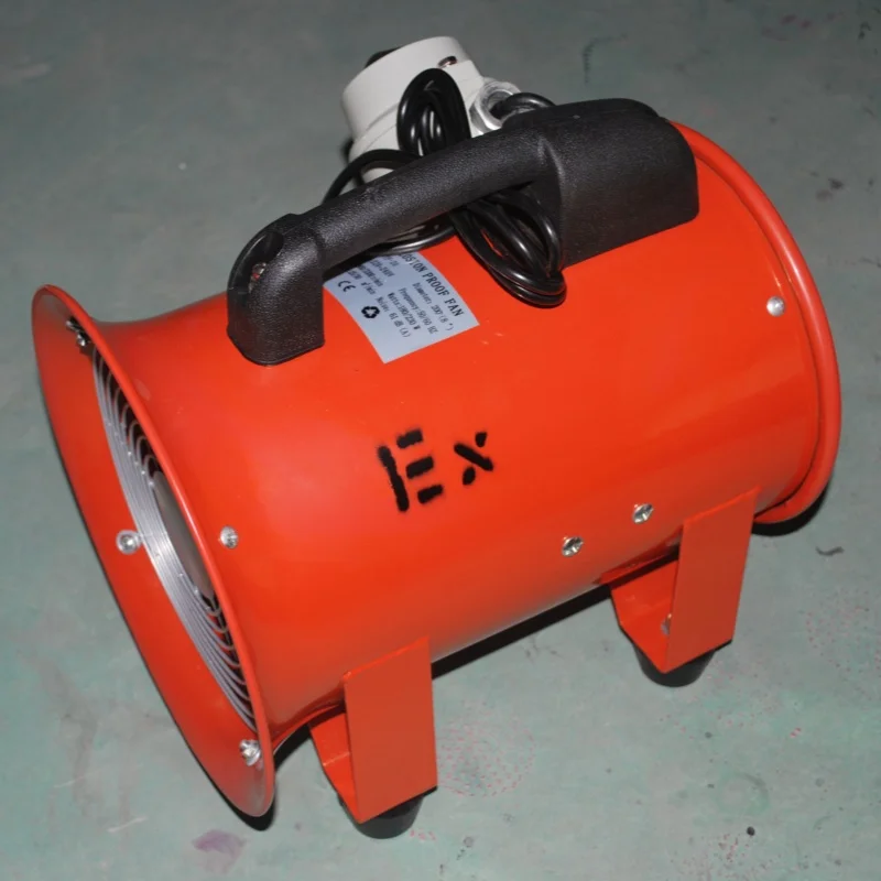 IMPA 591417  8 Inch Anti-Explosion Mobile Exhaust Fan Industrial Painting Ventilation Equipment Portable Axial Flow Fan