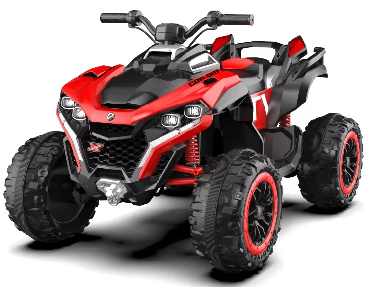 Оптовая продажа изготовленный с завода Электрический пляжный мотоцикл 4x4 мощный 12 В/24 В аккумулятор пластиковая игрушка пультом дистанционного управления для детей