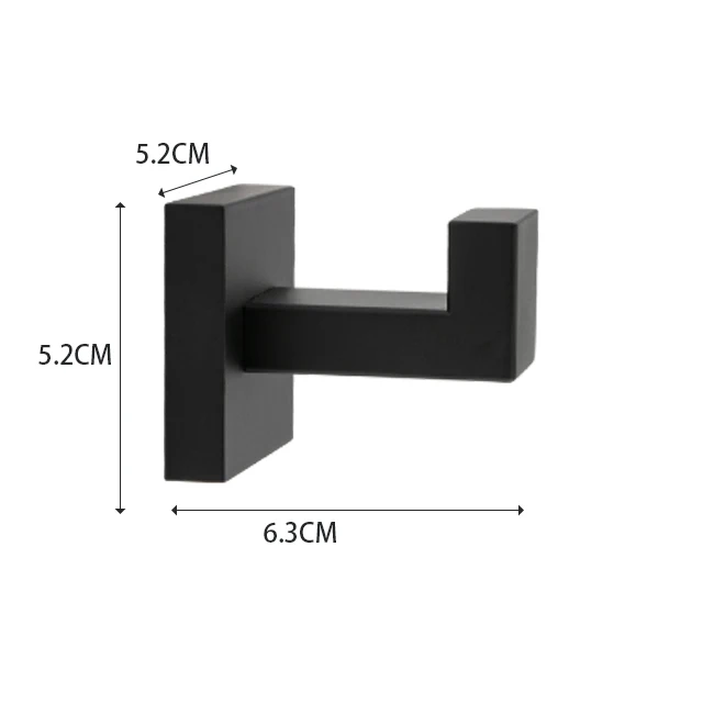 OEM/ODM Bathroom Single Hook robe polish Stainless steel Stainless Steel Bath Towel Holder Robe Hanger Wall Mount robe hook