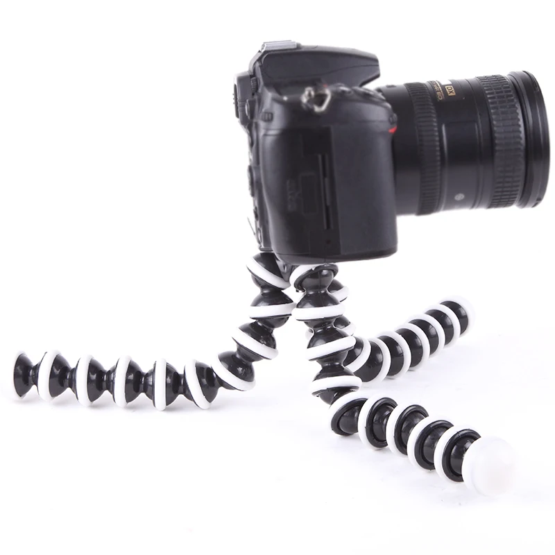 Lightweight Portable Mini Octopus Tripod Camera Tripod Super Flexible with Universal 1/4 Screw for Smartphone Gopro Camera DC