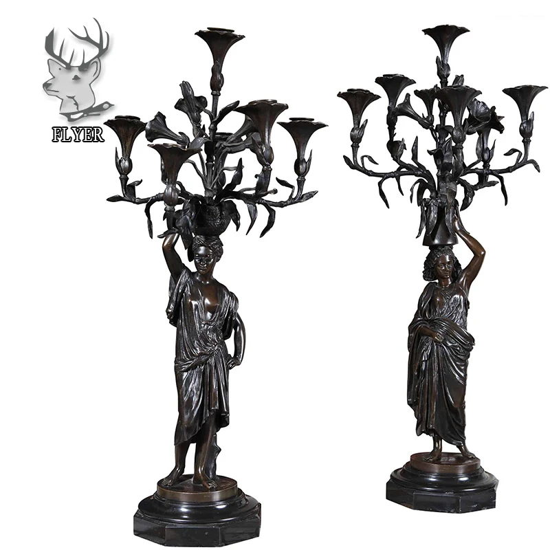 Home Decoration Carved Figure Sculpture Bronze Indoor Large Brass Bronze Abstract Woman Statues For Sale