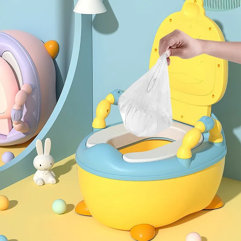 New Baby Product Toddler Potty Toilet Training Seat Portable Plastic Child Potty Kids Indoor Washroom Anti Slip Baby Chair