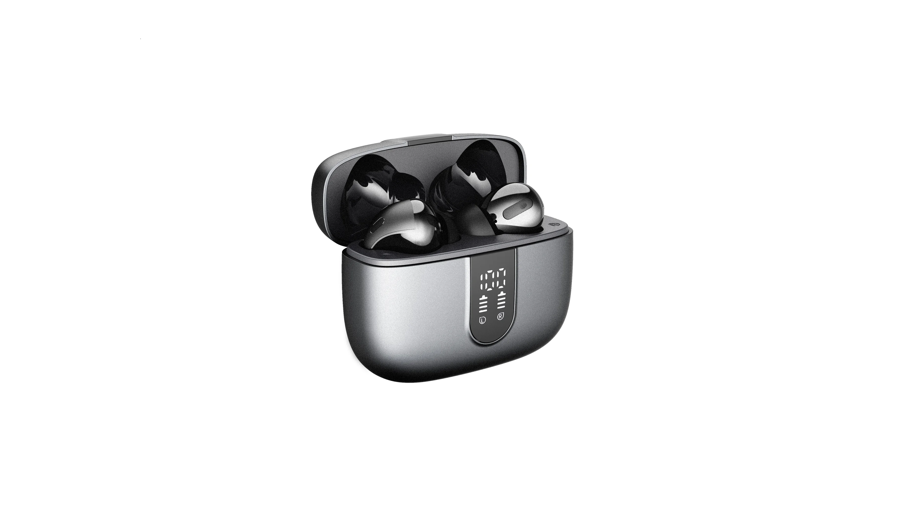 OEM/ODM X08 Earphones True Wireless Stereo Earbuds IPX5 Waterproof In-ear Headphones with Mics, Touch Control, Led Power Display