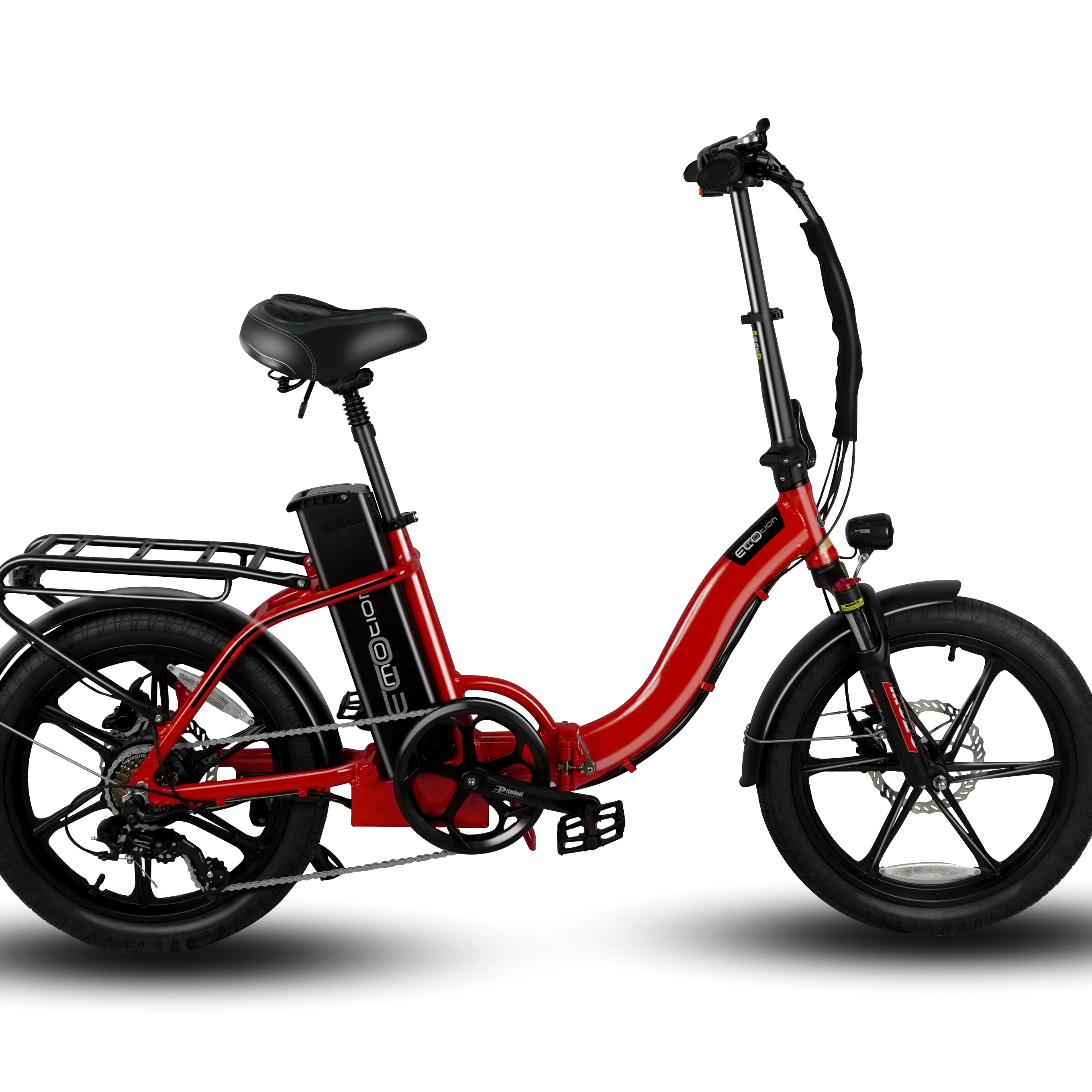 750W Folding Electric Bike Fat Tire 48V 13Ah Lithium Removable Battery for Adults