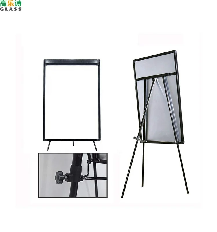 
Top sale adjustable tubes tripod flip chart magnetic whiteboard with stand 