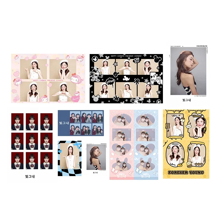 Digital Dual Port Printers Photobooth Machine Korean Photo Booth Photobooth Remove Background High Technology