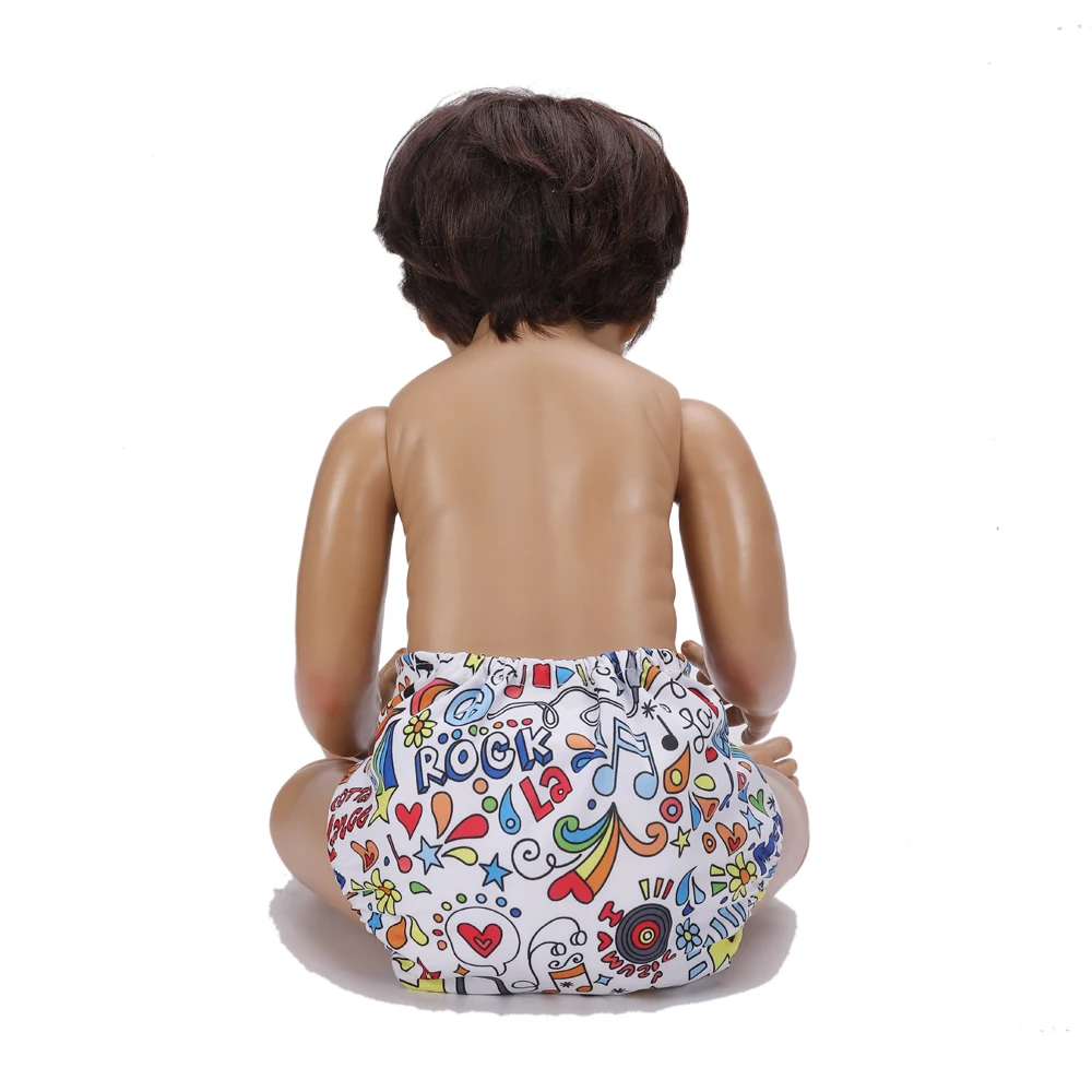 Wholesale Microfiber Reusable Softcare Organic New Born Baby Diapers Washable Baby Diaper