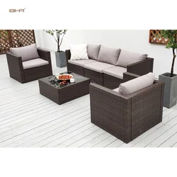 Garden Patio Villa Hotel Conversation Sofa Set Out Door Furniture Garden Rattan New Design Cheaper Fashion Outdoor Furniture
