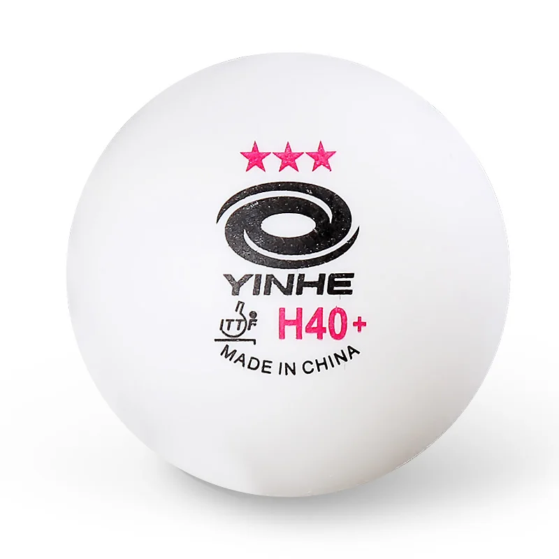 YinHe purple 3 star table tennis 40+ training game with stronger center of gravity rotation ability Pingpong Balls