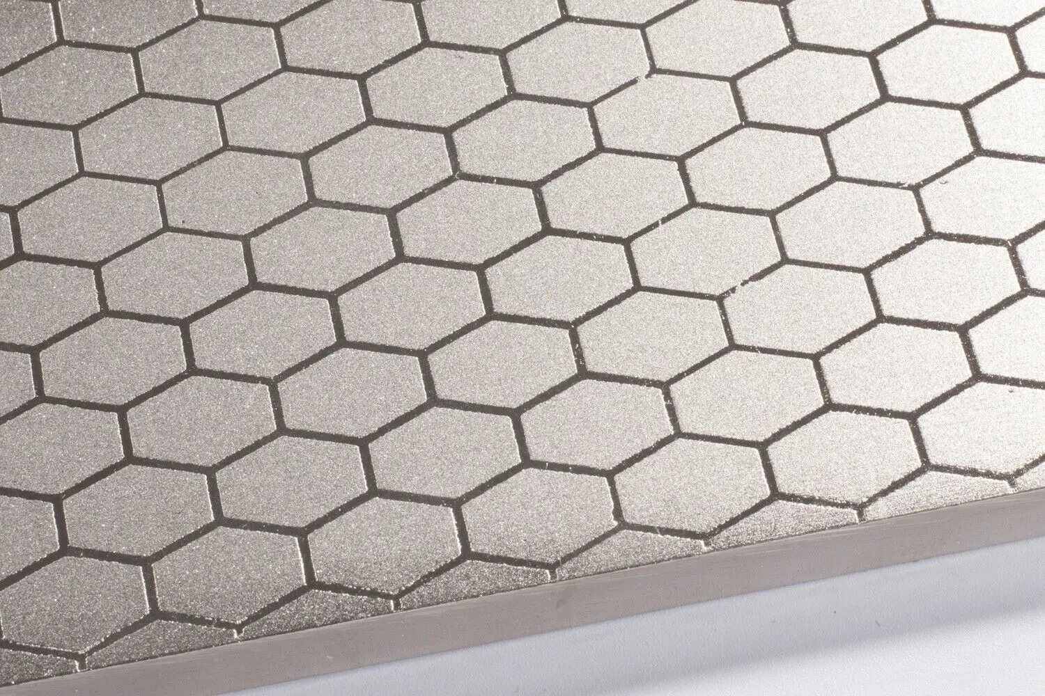 SATC 8in Double-Sided Steel Honing Stone 400/1000 Grit Diamond Bench Sharpening Stone Stainless Iron Backing Customizable OEM