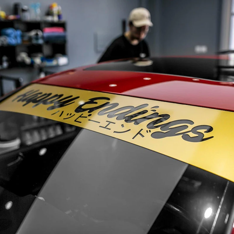 Custom Funny Race Car Bumper Sticker Window Decal Vinyl Windshield Window Banner Decal Car Windscreen Sunstrip Banner Decal