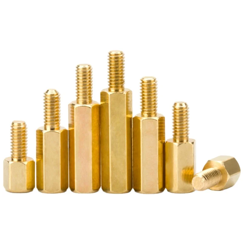 M2 M2.5 M3 H59 H62 Brass Bronze Copper Alloy Steel Zinc Plaiting Coating Male And Female Hex Hexagon Head Standoff