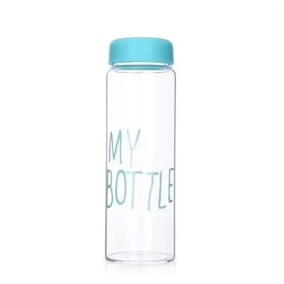 
Fashion Eco Friendly Portable Clear My Bottle Sport Plastic Glass Fruit Juice Water bottle 