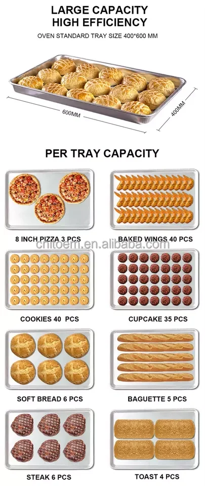 Commercial 3 DECK 6 TRAYS Electric Stainless Steel Bread Baking Oven Deck Oven With Proofer