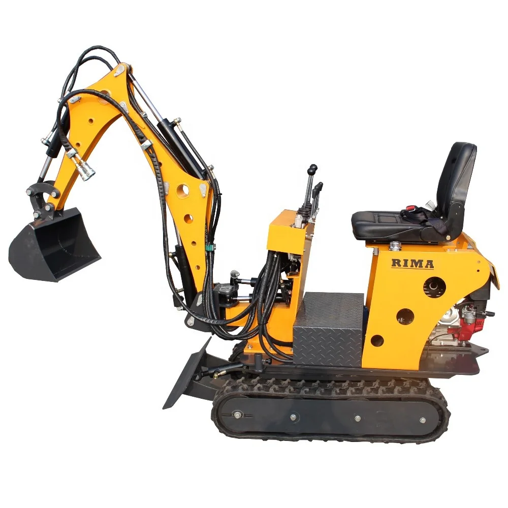 China new portable mini crawel wheel walking digger backhoe excavator