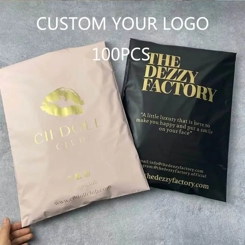 Custom Printed Eco Mailer Bag Plant Based Poly Mailer Envelope Courier Package Bag Envelope Polymailer Bag For Clothes