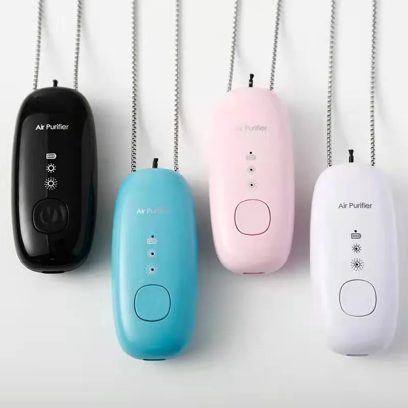 Portable mini ionizer air necklace negative ion air filter purifier with cheap price OEM brand