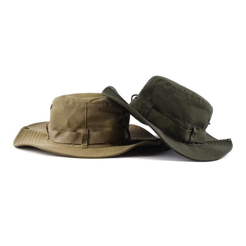 Beach Fishing Outdoor Wide brim nylon Bucket Hat Fishing gorras Camping Bush Walking Foldable Hat