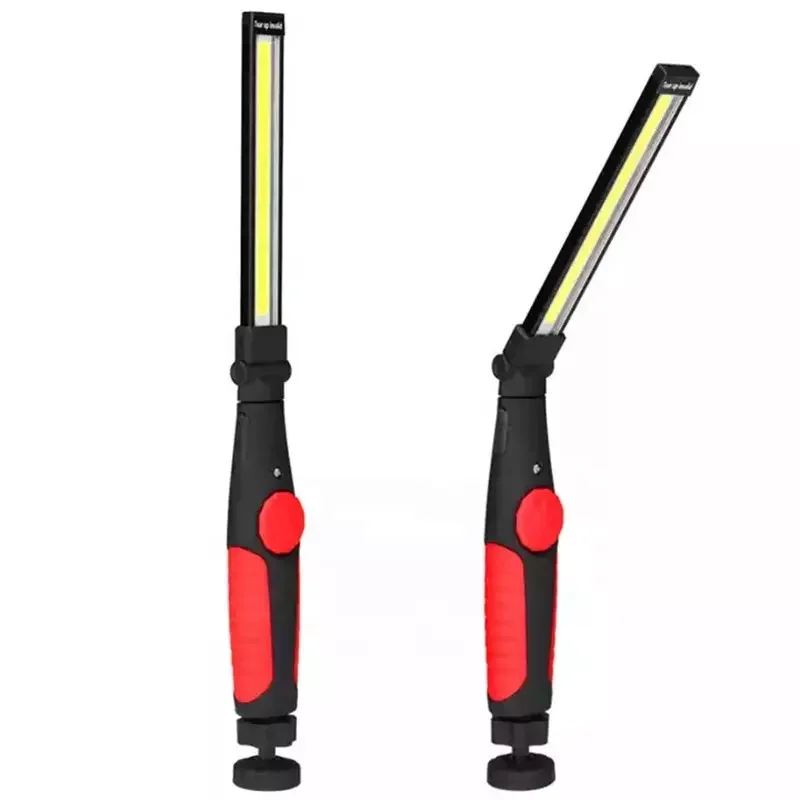 USB Rechargeable Foldable COB LED Wide Beam Stepless Dimmable Work Torch Portable Waterproof Work Light With Magnet Work Light