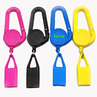 Lighter Keyring Lighter Leash Portable Smoker Accessories BIC Clipper  Retractable Keychain, Lighter Protective Case (Colourful)