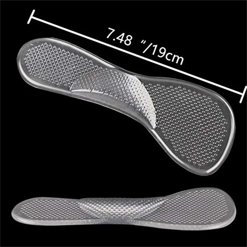 Foot Care Shock Absorption  3/4 Gel Arch Support Insole Pad for Women High Heeled Shoes