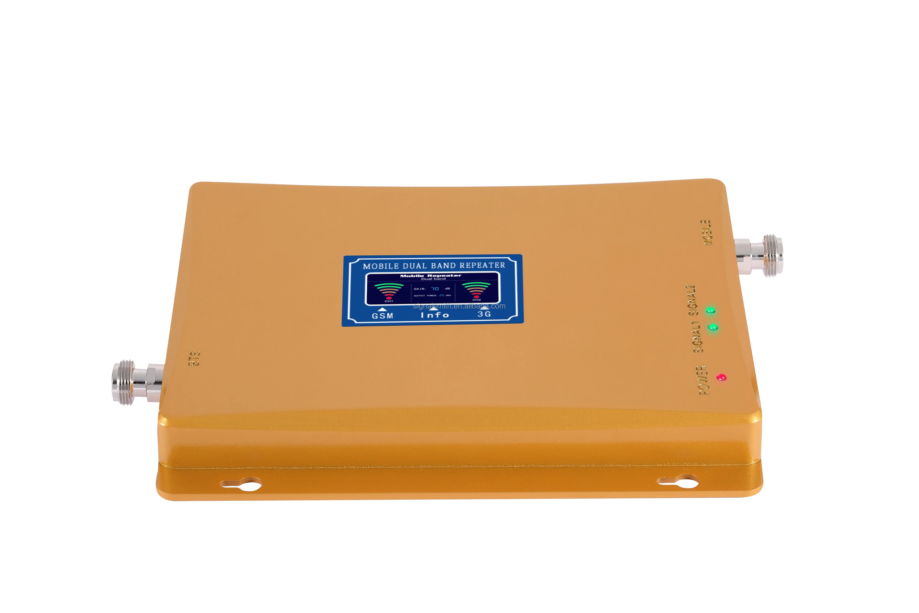 Hot selling dual band gsm/wcdma 900/2100mhz mobile signal booster repeater amplifier