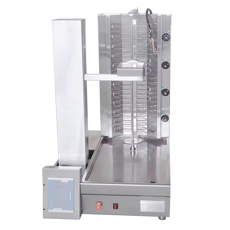 SHINEHO doner kebab machine gas Fully Automatic Electric Kebab Machine With Continuous Meat Cutter kebab automatic maker machine