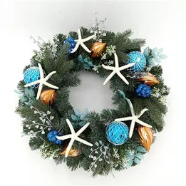 Оптовая продажа, искусственная проволочная рамка Win Young, Рождественский шар из сосны, большой цветочный венок из ягод, Декоративный Рождественский венок