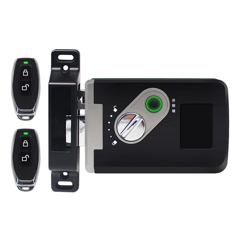 Battery Powered Invisible Gate Entry Auto Door Lock Latch Door Lock Wireless Distance 30m