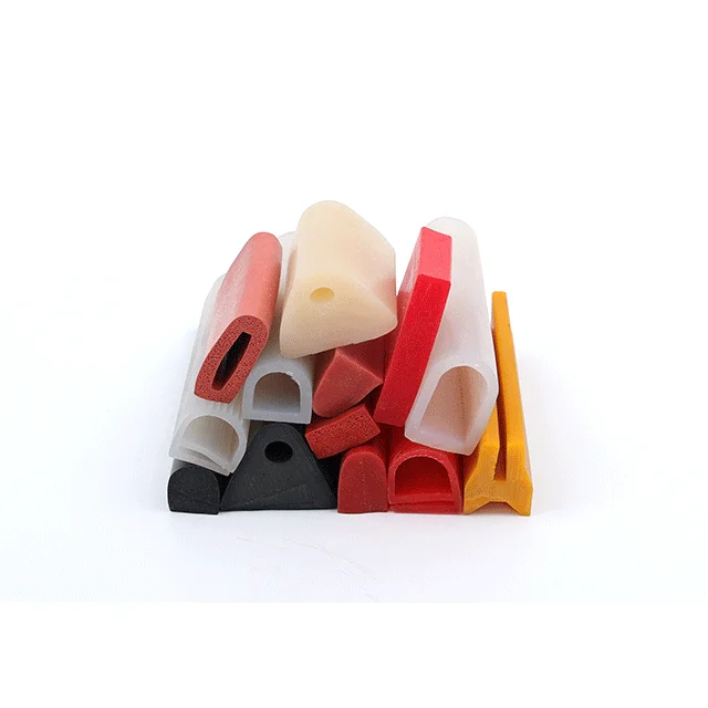 Color silicone Rubber Sealing Strips factory supplier