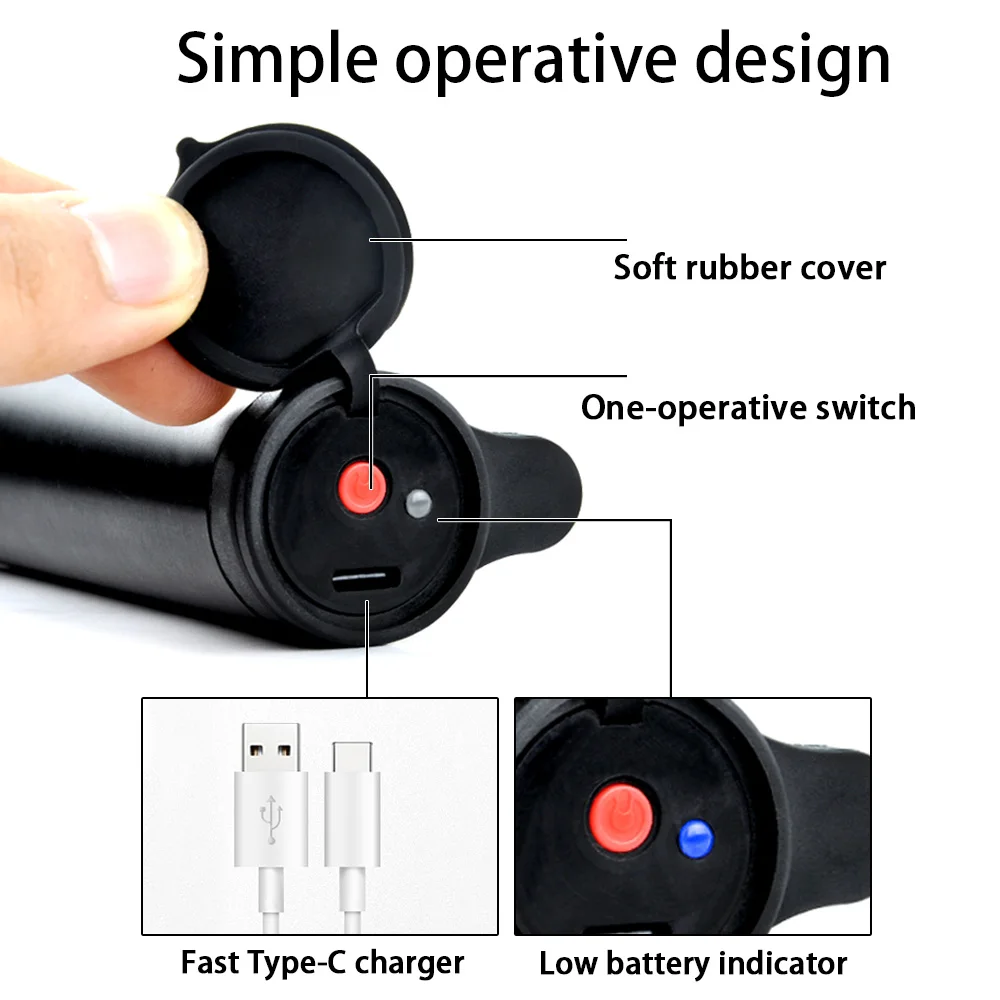Rechargeable Portable Electric Mini Bicycle Air Pump Ball Bike Tire Inflator Air Compressor Battery Powered Bicycle Pump