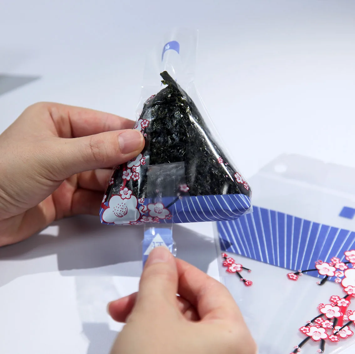Обертки от Onigiri упаковка для еды пластиковые рисовые шарики треугольные пакеты