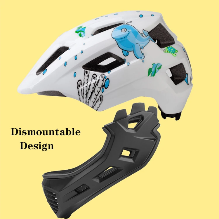 Full Face Kids Bike helmet Children Cycling Helmet Electric Scooter Snowboard Sports Helmet