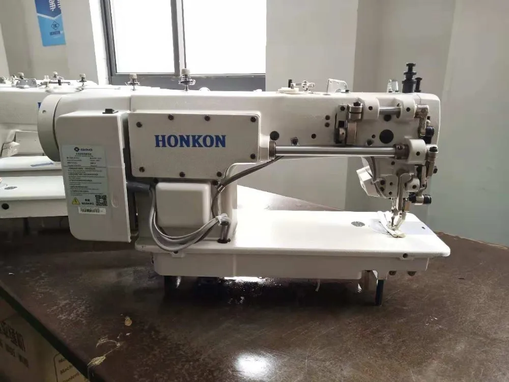 HK-0303-D3 Top and Bottom Feed Single Needle Lockstitch Sewing Machine with Auto-Trimmer for leather and other heavy material