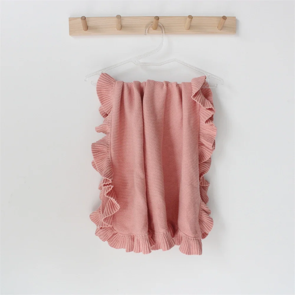 Soft 200TC Knit Fabric Stroller Blanket for Newborns Infant baby blankets 100 cotton newborn baby blanket cotton knitted